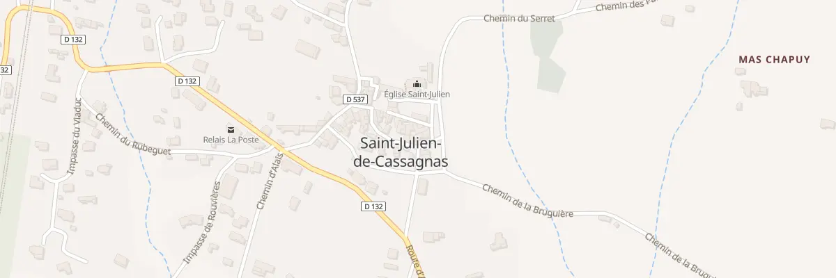 Plan du 85 Rue du Porche à Saint-Julien-de-Cassagnas