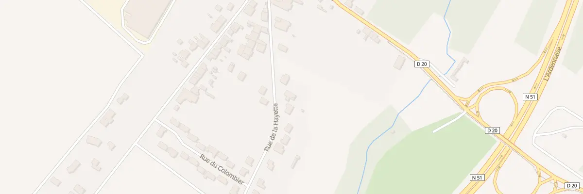 Plan du 19 Rue de la Hayette à Isles-sur-Suippe