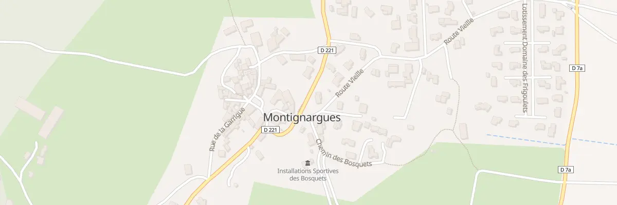 Plan du 5042 Le Village à Montignargues