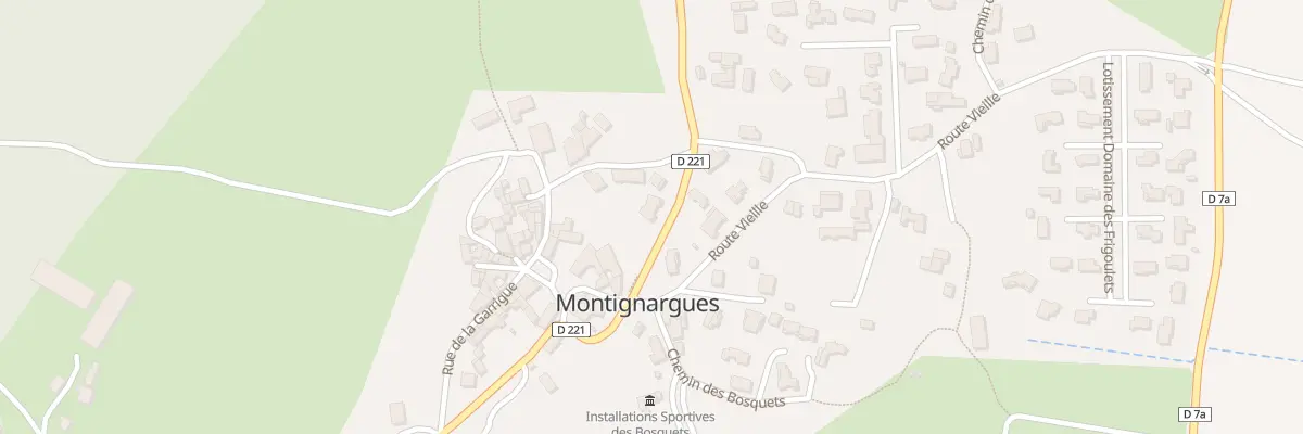 Plan du 11 Rte de St Genies à Montignargues