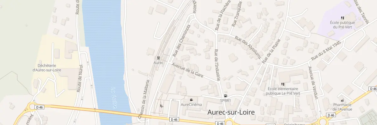 Plan du 188 Av de la Gare à Aurec-sur-Loire