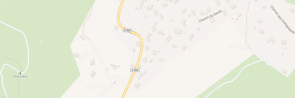 Plan du 475 Che du Deves à Saint-Brès