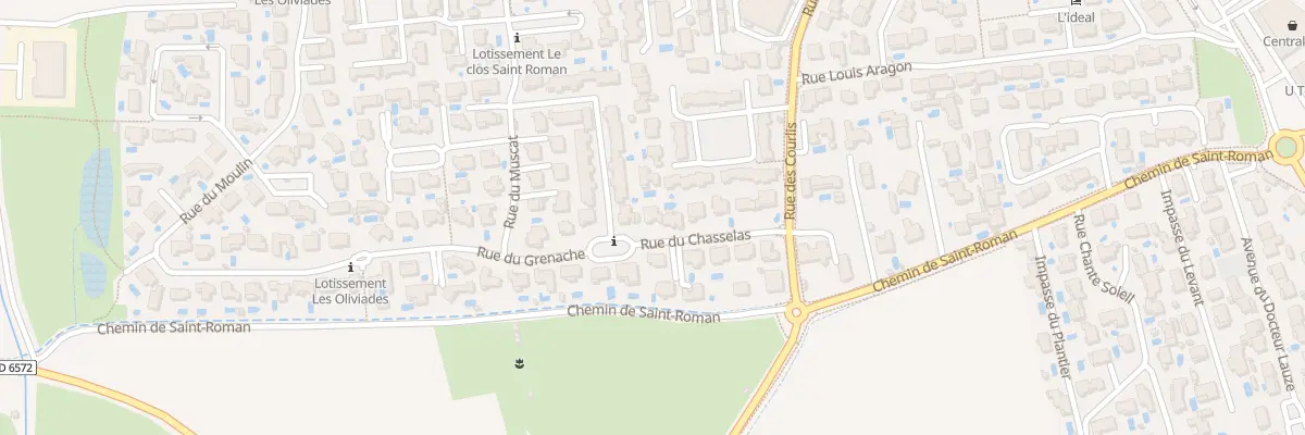 Plan du 6 Rue du Chasselas à Aimargues