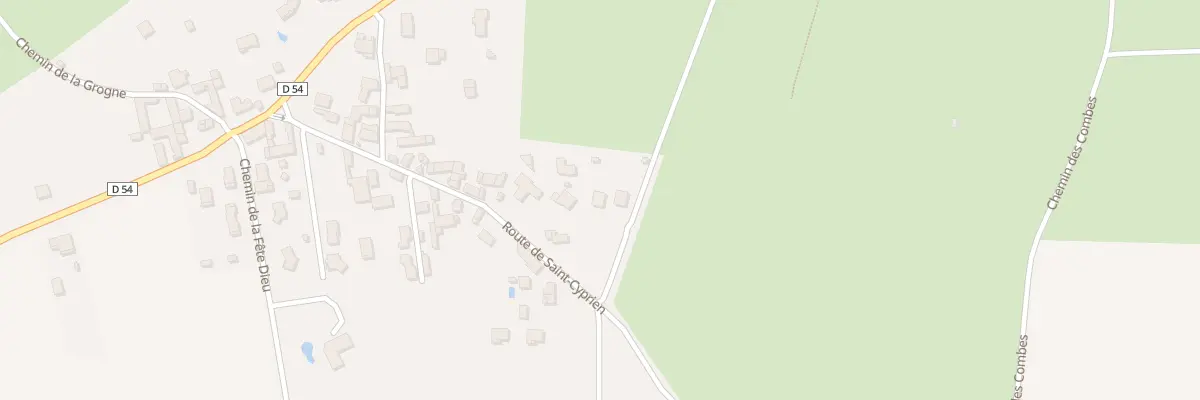 Plan du 153 Rte de Saint-Cyprien à Sury-le-Comtal