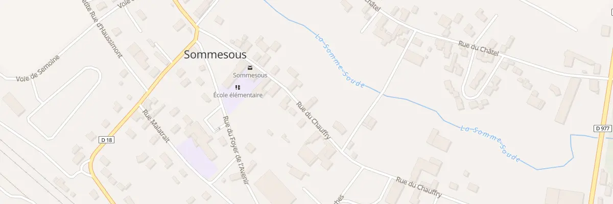 Plan du 24 Rue du Chauffry à Sommesous