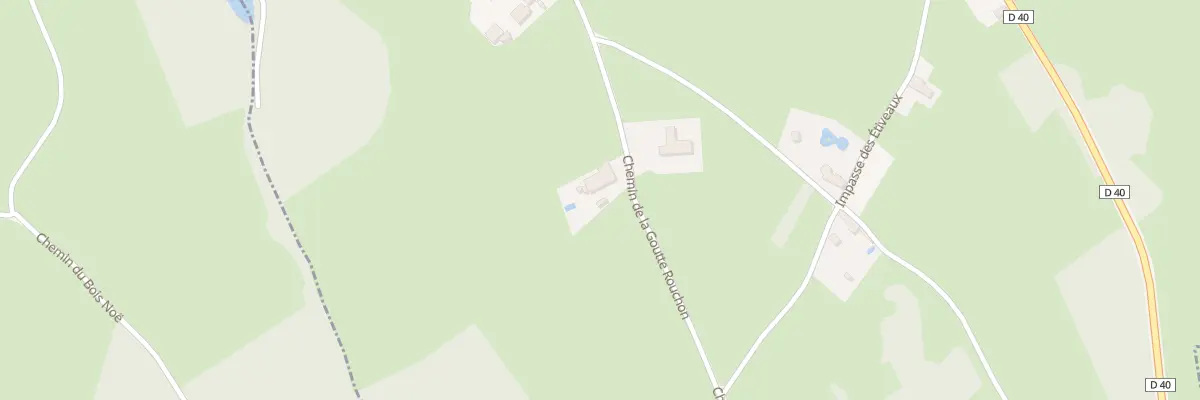 Plan du 688 Chem de la Goutte Rouchon à Chandon