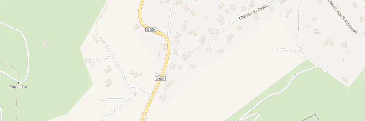 Plan du 457 Che du Deves à Saint-Brès