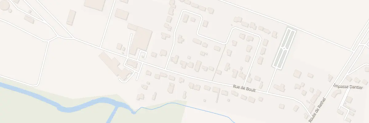 Plan du 36 Rue de Boult à Isles-sur-Suippe