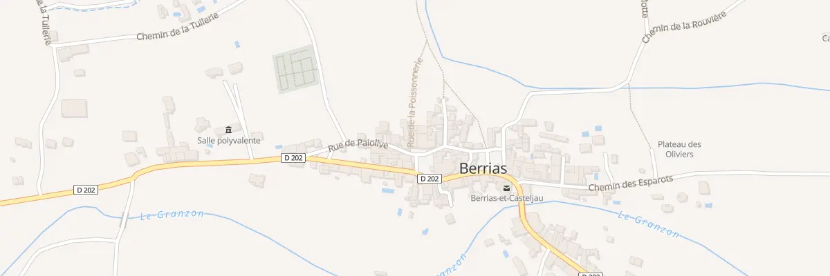 Plan du 51 Pl de l’Eglise à Berrias-et-Casteljau