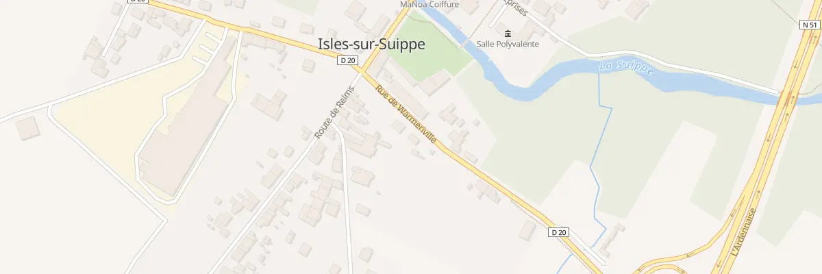 Plan du 1 Rte de Warmeriville à Isles-sur-Suippe