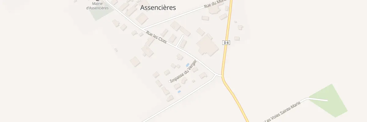 Plan du 5 Rue les Clots à Assencières