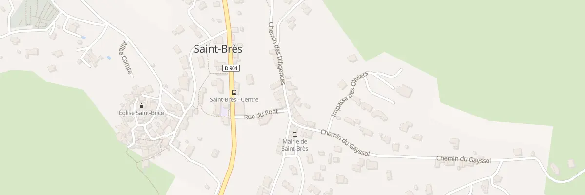 Plan du 21 Che des Diligences à Saint-Brès