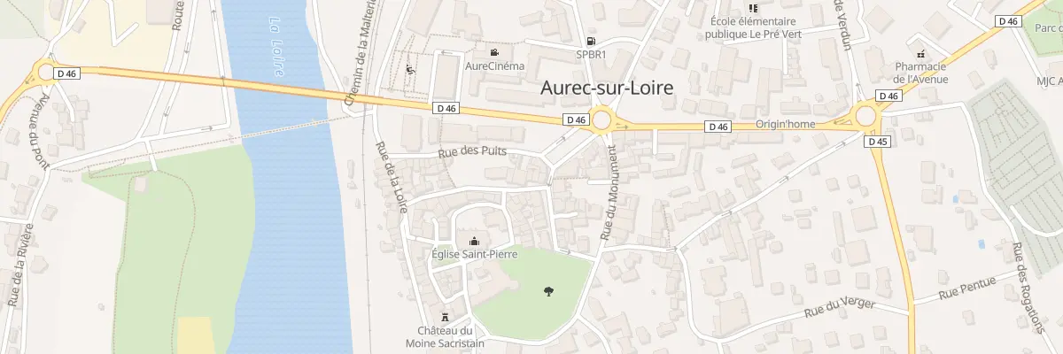 Plan du 14 Rue du Commerce à Aurec-sur-Loire