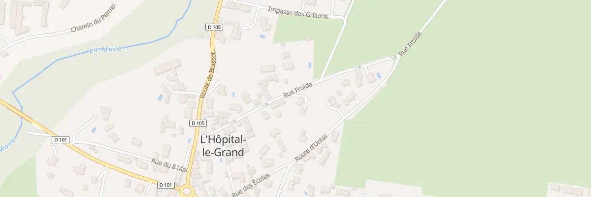 Plan du 174 Rue Froide à L’Hôpital-le-Grand