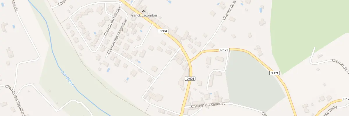 Plan du 13B Rue Faubourg du Paradis à Saint-Ambroix