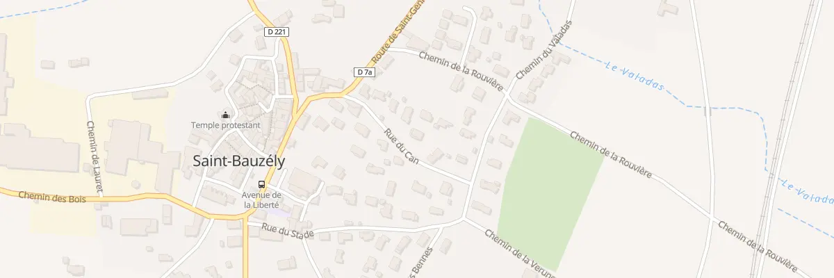 Plan du 5106 Rue du Can à Saint-Bauzély