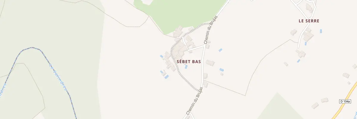 Plan du 169 Roc de Sebet-Bas à Lablachère