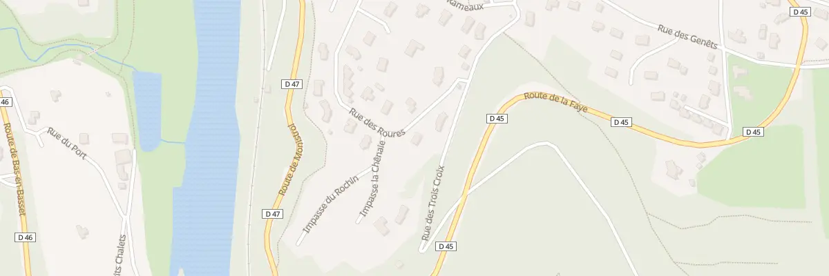 Plan du 294 Rue des Roures à Aurec-sur-Loire