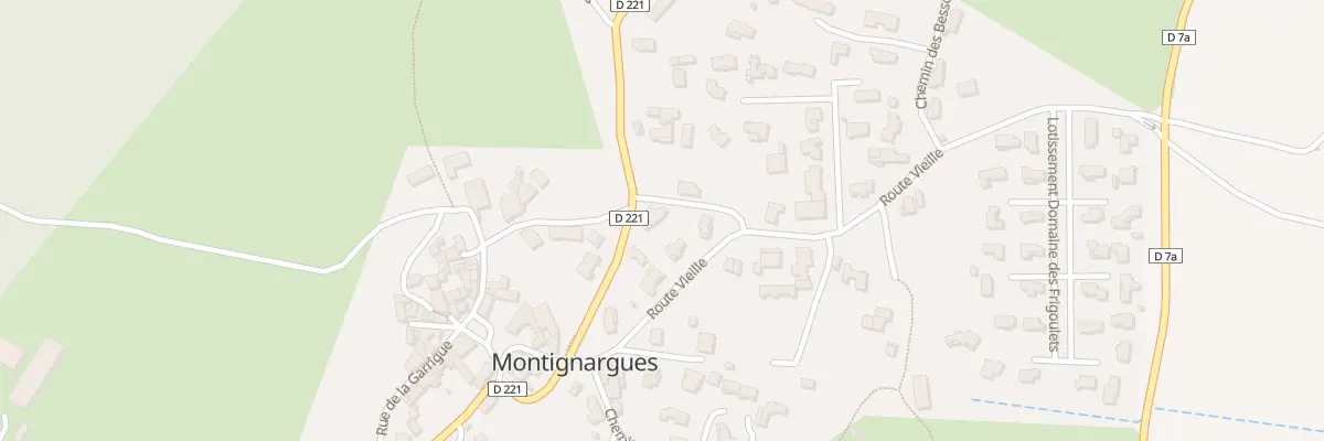 Plan du 5092 Rte de St Genies à Montignargues
