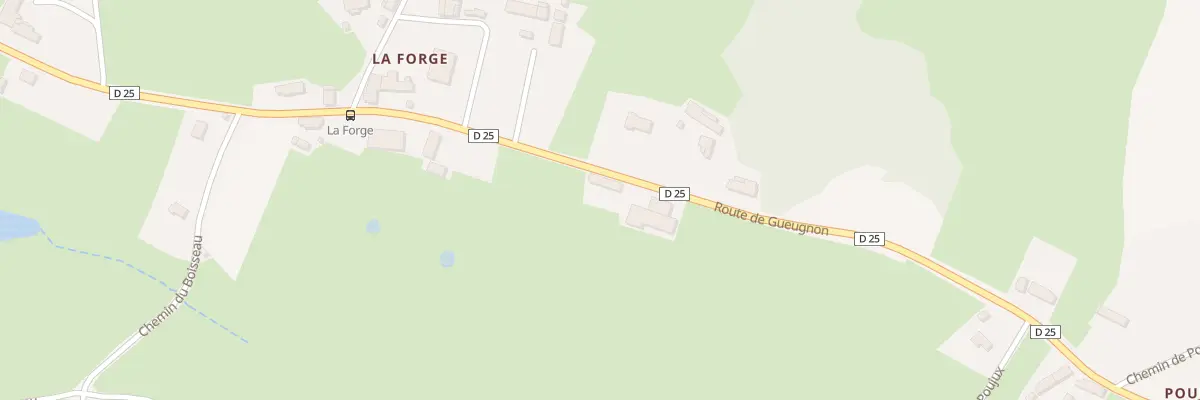 Plan du 1365 Rte de Gueugnon à Saint-Aubin-en-Charollais