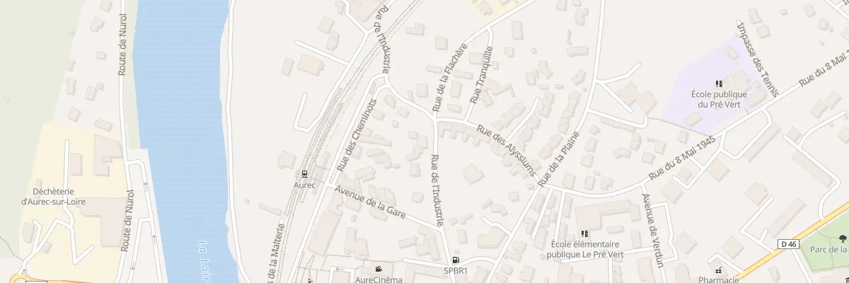 Plan du 109 Rue de l’Industrie à Aurec-sur-Loire