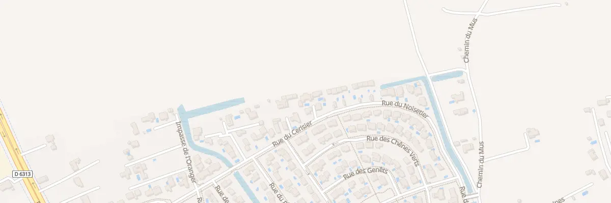 Plan du 25 Rue du Cerisier à Aimargues