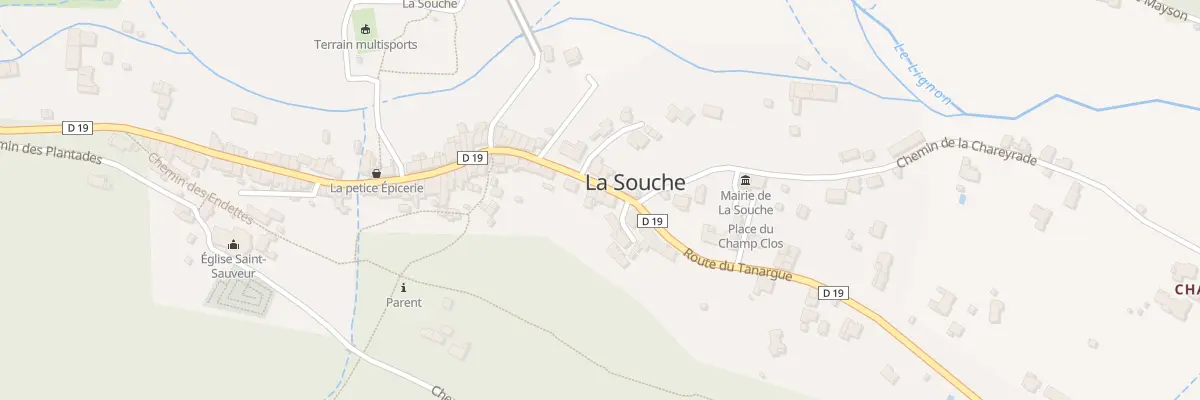 Plan du 570 Rte du Tanargue à La Souche