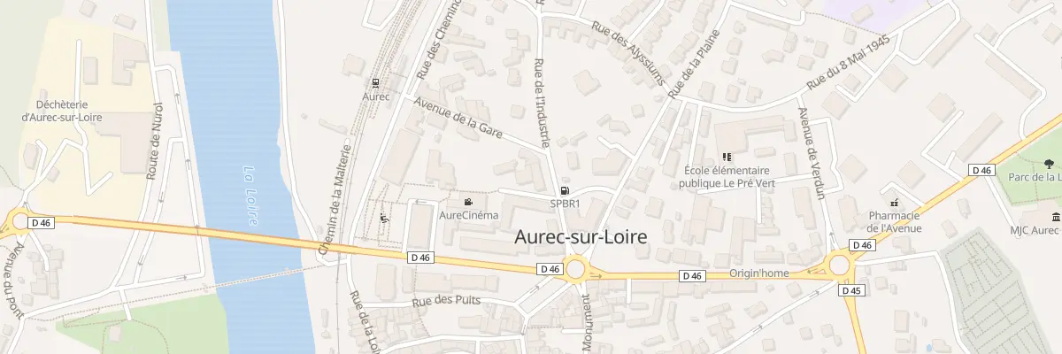 Plan du 75 Av de la Gare à Aurec-sur-Loire