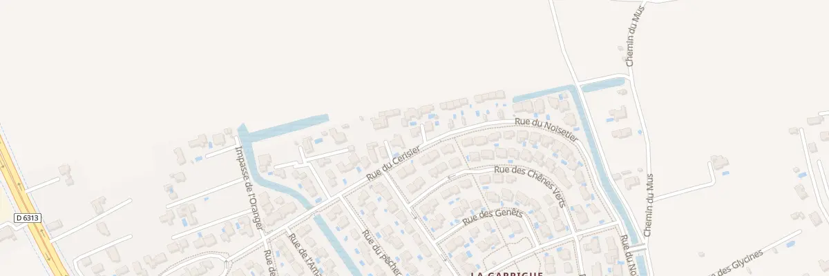 Plan du 23 Rue du Cerisier à Aimargues