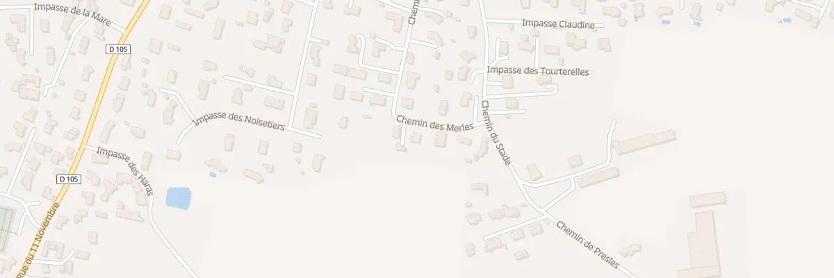 Plan du 67 Che des Merles à L’Hôpital-le-Grand