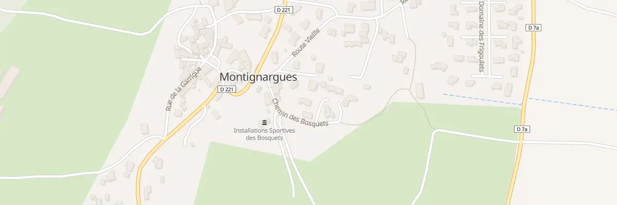 Plan du 5 Che des Bosquets à Montignargues