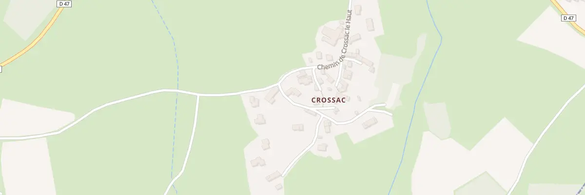 Plan du 2 Che de Crossac le Bas aux Villettes