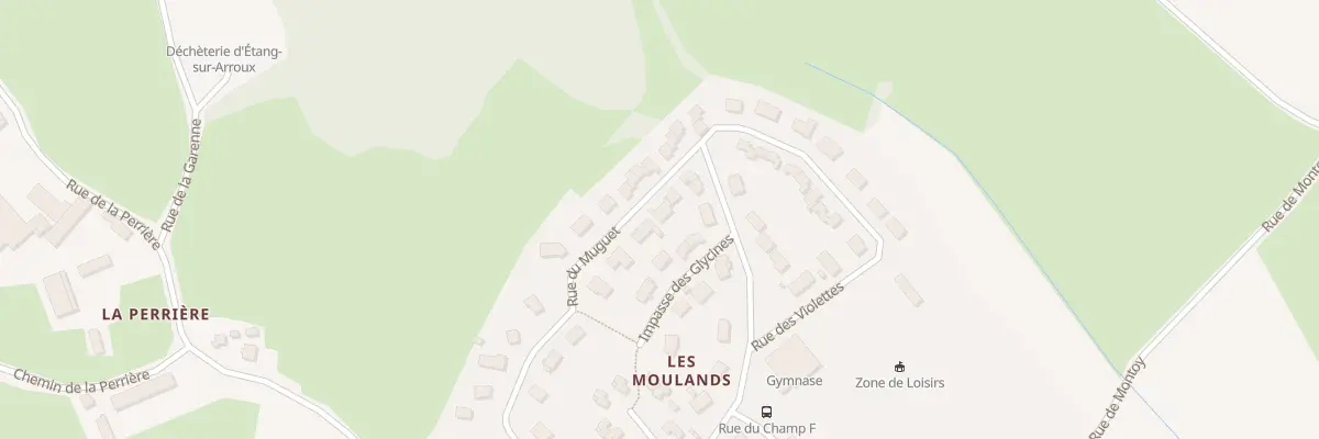 Plan du 18 Rue du Muguet à Étang-sur-Arroux
