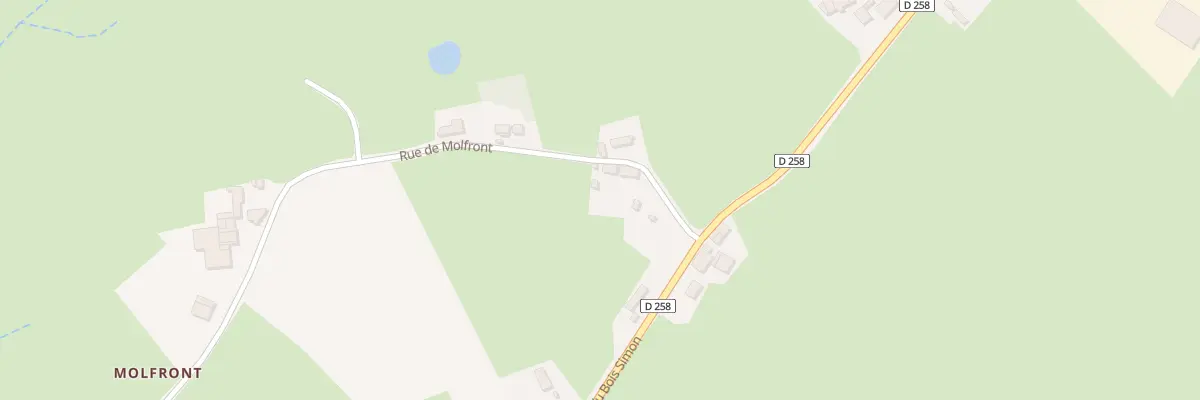 Plan du 105 Rue de Molfront à Perrecy-les-Forges
