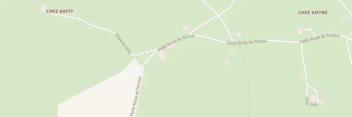 Plan du 1505 Vieille Route de Perreux à Montagny