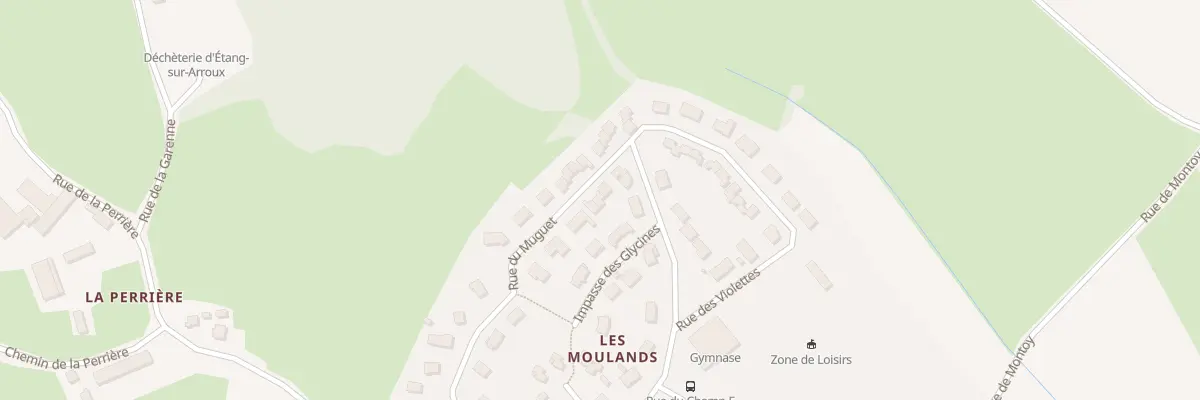 Plan du 20 Rue du Muguet à Étang-sur-Arroux