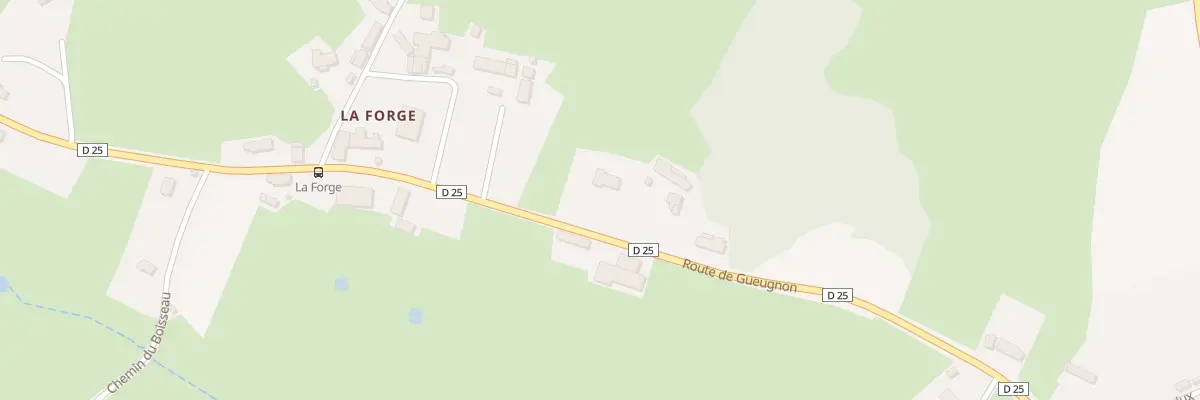 Plan du 1316 Rte de Gueugnon à Saint-Aubin-en-Charollais
