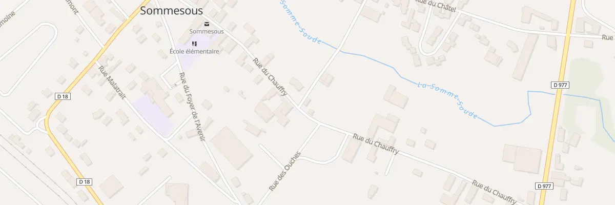 Plan du 20 Rue du Chauffry à Sommesous