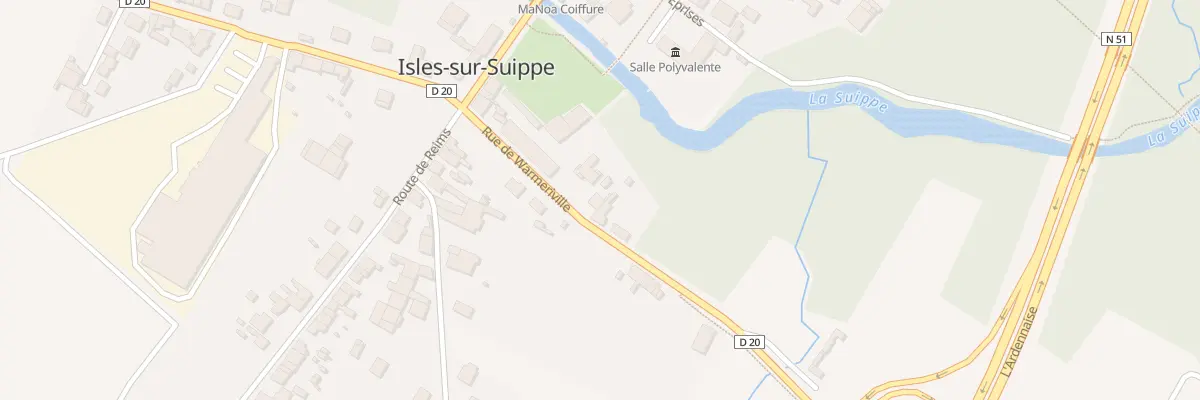 Plan du 8 Rte de Warmeriville à Isles-sur-Suippe