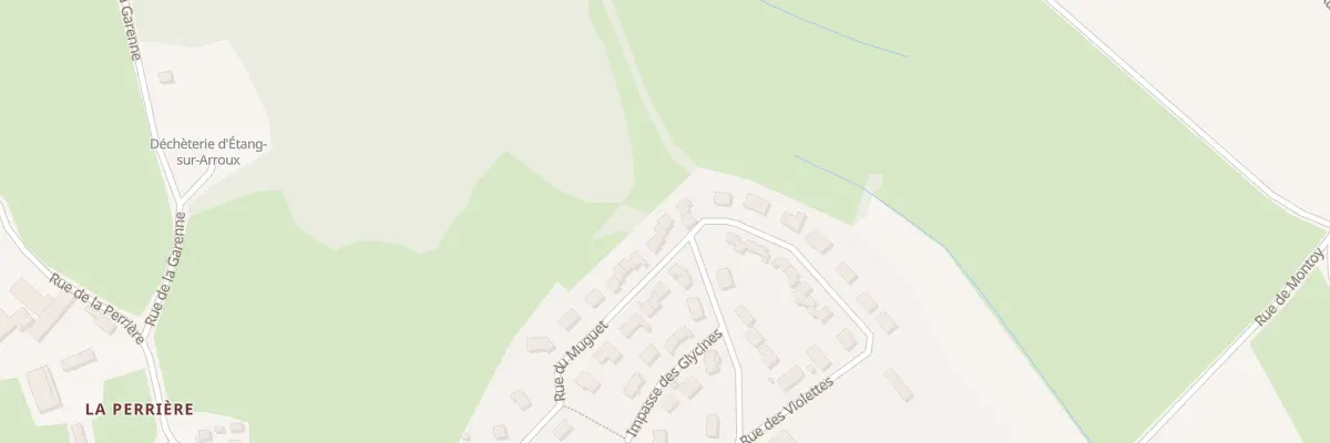 Plan du 33 Rue du Muguet à Étang-sur-Arroux