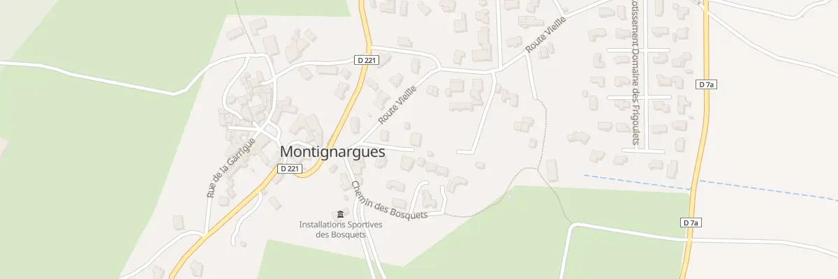 Plan du 5063 Les Frigoulets à Montignargues