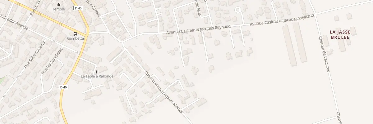 Plan du 300 Av Casimir et Jacques Raynaud à Saint-Laurent-d’Aigouze
