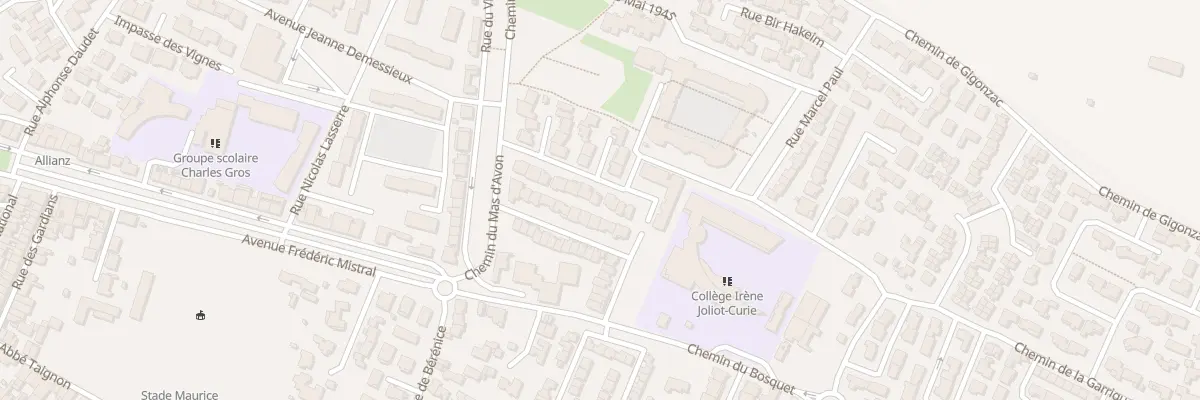 Plan du 15 Rue du Col Fabien à Aigues-Mortes