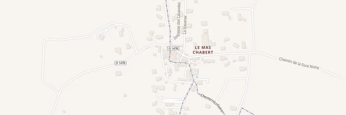 Plan du 48 Mas Chabert à Allègre-les-Fumades