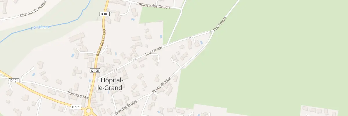 Plan du 244 Rue Froide à L’Hôpital-le-Grand