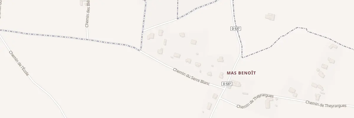 Plan du 138 Che du Serre Blanc à Saint-Julien-de-Cassagnas