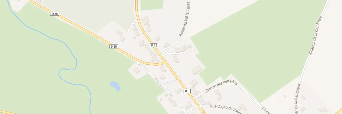 Plan du 5004 Rue du Docteur Josso à Aubenton