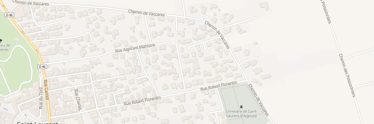 Plan du 5 Rue Robert Florentin à Saint-Laurent-d’Aigouze
