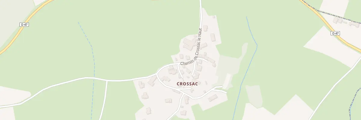Plan du 5 Che de Crossac le Haut aux Villettes