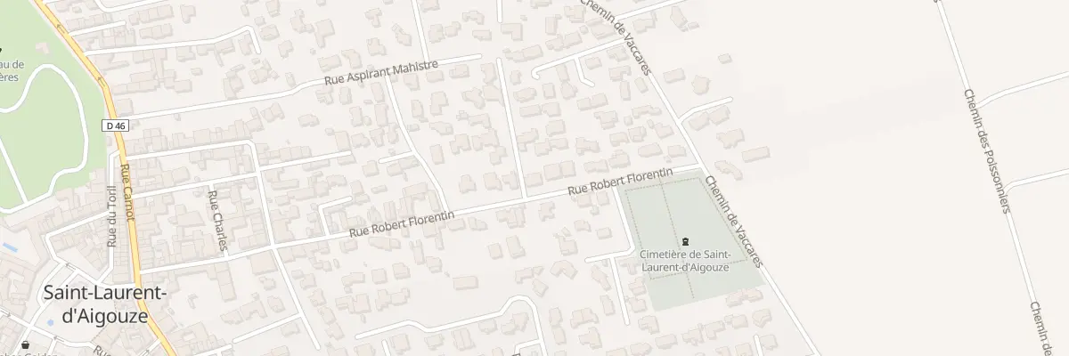 Plan du 6329 Rue Robert Florentin à Saint-Laurent-d’Aigouze